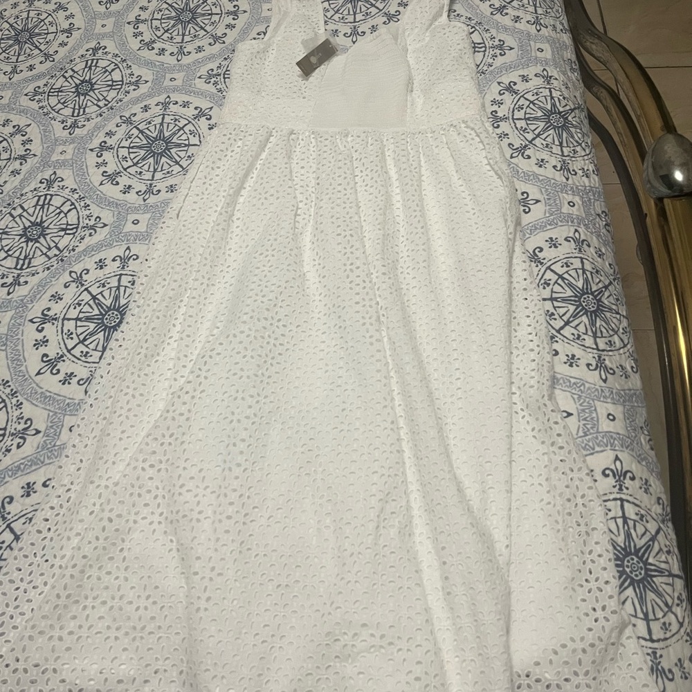 White Eyelet Dress